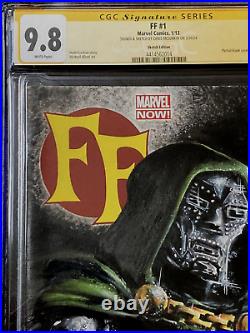 Doctor Doom Fantastic Four Ff Sketch Cover Chris Mcjunkin Original Art Cgc 9.8