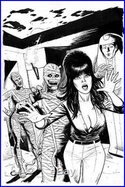 ELVIRA Mistress of the Dark Issue 11 Cover Original Comic Book Art Craig Cermak