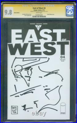 East of West 4 CGC SS 9.8 Nick Dragotta Original art Sketch 7/13