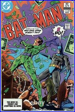 Ed Hannigan Batman #362 Recreation Original Art Classic Riddler Cover