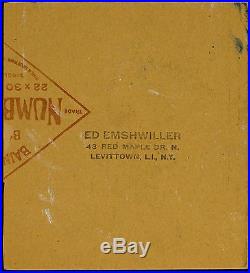 Edward (emsh) Emshwiller Framed Stunning Prelim Cover Art, Rendered In Gouache