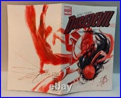 Elektra & Daredevil Original Art Sketch By Marco Rudy One Of A Kind! Marvel