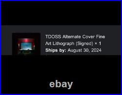 Eminem Tdoss Alternate Cover Fine Art Lithograph Signed Sold Out In Hand