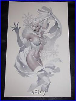 Emma Frost Cover Quality Original Art Commission -chris Stevens-