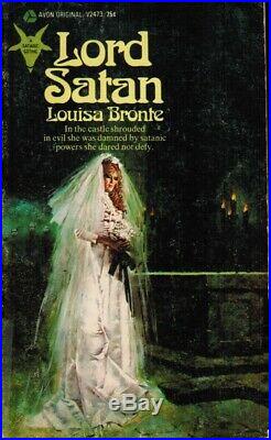 Enrich Torres 1972 Lord Satan Paperback cover Original Oil Painting