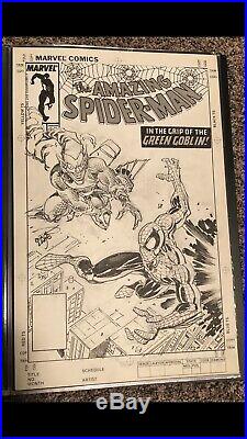 Erik Larsen Spider-man Vs Green Goblin Cover Commission Original Art