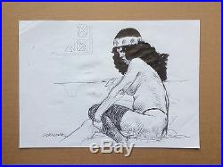 Erotic Drawing Sketch By Tanino Liberatore Original Art Liberatore´s Women