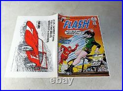 FLASH #211 ART original cover proof 1971 ROLLER DERBY DC GIORDANO