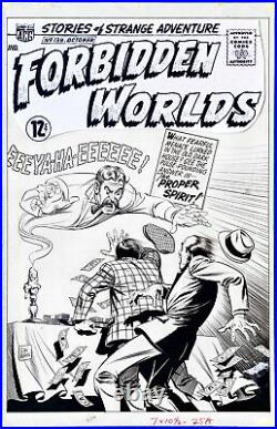 FORBIDDEN WORLDS #139 Original Art 1966 Schaffenberger (Lois Lane) ACG HALLOWEEN