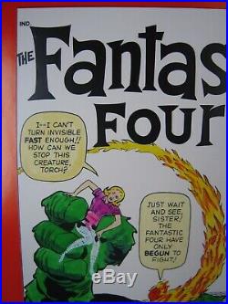 Fantastic Four #1 Cover Marvel Milestone Edition Original Art Jack Kirby
