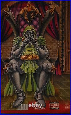 Fantastic Four #1 Dr. Doom Painted Cover Original Art by SDR
