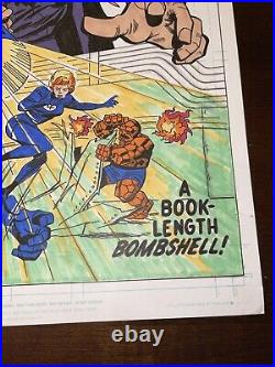 Fantastic Four #21 COVER RECREATION ORIGINAL COMIC ART 11x 17 Color Hand Inked