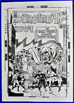 Fantastic Four #39 Kirby Marvel Cover Dr. Doom Daredevil Original Production Art