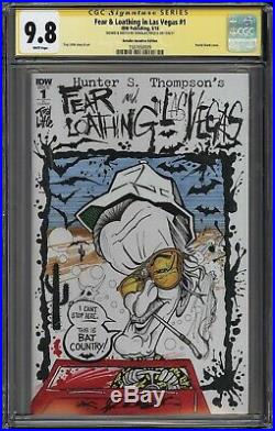 Fear and Loathing CGC SS 9.8 Stan Lee film homage sketch cover original art RARE