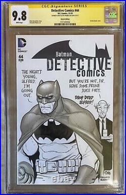 Frank Cho Batman Original Art Sketch Cover Detective Comics 44 CGC SS 9.8