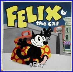 Frank Hill Felix the Cat and His Magic Bag Cover ORIGINAL ART Scholastic, 1986