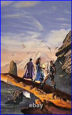 Fred Gambino Original Illustration Art Painting Fantasy Book Cover Art