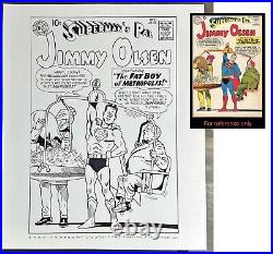 Fred Hembeck Superman's Pal Jimmy Olsen #49 Original Cover Art Reinterpretation