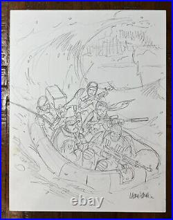 G. I. Joe ARAH Original Comic Book Art Issue 188 Larry Hama Cover Pencil Sketch
