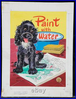 GEORGE TRIMMER 1952 Original Cover Art Paint with Water (A27)