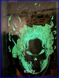 GHOST RIDER #40 CBCS SS 9.6 with ORIGINAL ART/SKETCH GR #15 Homage GITD Cover