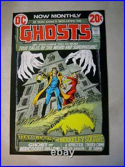 GHOSTS #10 ART original cover proof 1972 HELLBEAST HORROR DC NICK CARDY