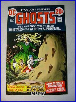 GHOSTS #17 ART original cover proof 1973 DEVILS OUIJA HORROR DC CARDY