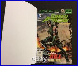 GREEN ARROW #17 Comic ORIGINAL ART COVER Eric Muller COA FELICITY SMOAK Rickards