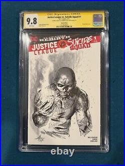 Gabriele Dell'Otto SIGNED ORIGINAL ART SKETCH CGC 9.8 COMIC BOOK EL DIABLO