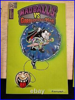 Garbage Pail Kids Artist Comic Cover Original Art Painting Nasty Nick GPK IDW