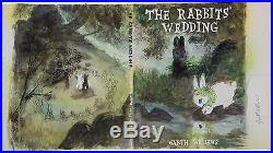 Garth Williamsenormous Original Cover Art Watercolor Paintingrabbits' Wedding