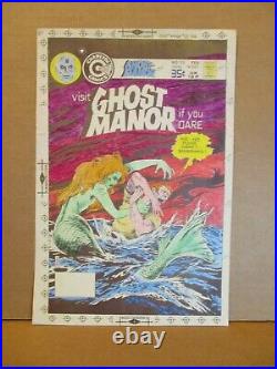 Ghost Manor 35 COVER ART Sanho Kim EVIL MERMAID 77 Charlton ORIGINAL COLOR GUIDE