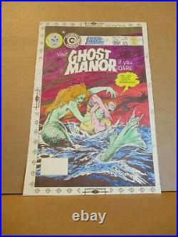 Ghost Manor 35 COVER ART Sanho Kim EVIL MERMAID 77 Charlton ORIGINAL COLOR GUIDE