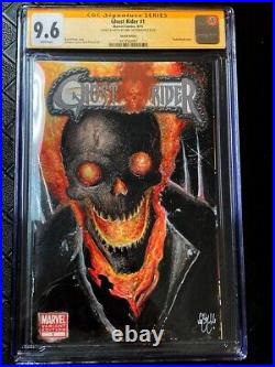 Ghost Rider Blank Variant Sketch Cover Chris Mcjunkin Original Art Cgc 9.6