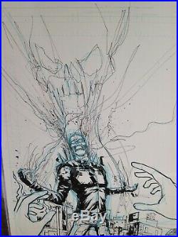 Ghost Rider Original Art Page by Riley Rossmo 11x17 Cover Quality Beautiful Art