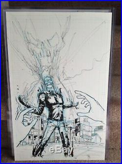 Ghost Rider Original Art Page by Riley Rossmo 11x17 Cover Quality Beautiful Art