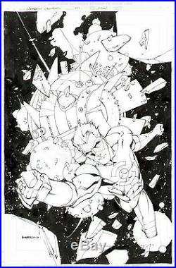 Green Lantern #171 Original Cover Art DC Comics Classic Gl Flying Comic Artwork