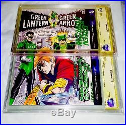 Green Lantern # 85 SKETCH COVER ORIGINAL ART Sketch 9.8 Full COVER LOOK