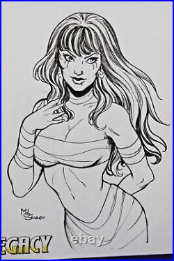 Grimm Fairy Tales #1 Original Sketch Art by Maria Laura Sanapo 2016 Zenescope VF