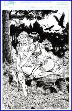 Grimm Fairy Tales #2 (cinderella) Original Cover Art By Al Rio
