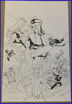 Guardians Of The Galaxy #19 Jacen Burrows Variant Cover Original Art