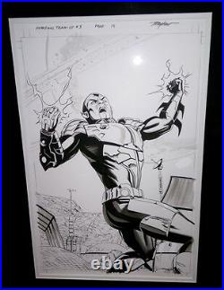 Guardians of the Galaxy Team Up #3 Original Art Splash Page #14 Mike Mayhew