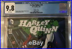 HARLEY QUINN #25 Original Cover Art Chad Hardin Joker/Batman/Harley & CGC 9.8