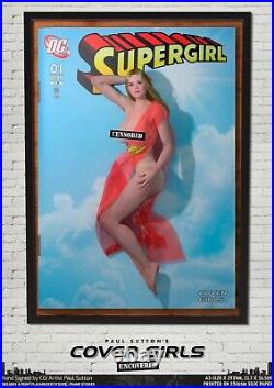HARLEY QUINN Supergirl WONDER WOMAN Catwoman'COVER GIRLS' 12 Comic Print A3 Set