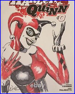 Harley Quinn #0. Doug Mahnke Sketch. Cgc 9.8 Ss. Blank. Art Full Color