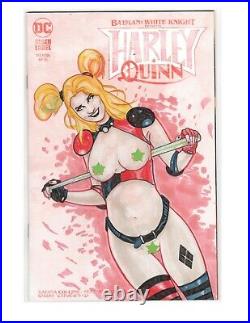 Harley Quinn Custom original sketch cover art commissions! ITEM INCLUDED