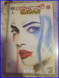 Harley Quinn Gossamer #1 ORIGINAL ART Frank Robinson COA Sketch Cover! 1 Of 1