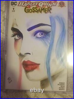 Harley Quinn Gossamer #1 ORIGINAL ART Frank Robinson COA Sketch Cover! 1 Of 1