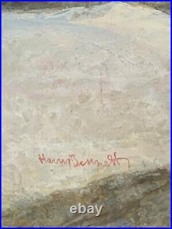 Harry Bennett Cover Art Painting The Inner Steps Paperback Artist Signed 1975