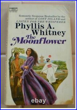 Harry Bennett Cover Art Painting The Moonflower Phyllis Whitney Artist Sign 1972